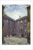 View of an old house in Great Winchester Street, City of London by John Crowther