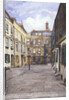 View of Johnson's Court, Fleet Street, London by John Crowther