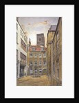 Tower of the Church of St Matthew, Friday Street as seen from Fountain Court, London by John Crowther