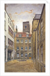 Tower of the Church of St Matthew, Friday Street as seen from Fountain Court, London by John Crowther