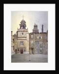View of the north side of Chapel Tower, Charterhouse, London by John Crowther