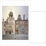 View of the north side of Chapel Tower, Charterhouse, London by John Crowther