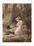 Scene from George Crabbe's Tales of the hall by Henry Corbould