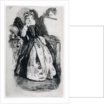 Lady in Elizabethan Dress by Charles Samuel Keene