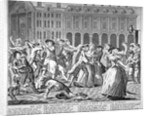 He and his drunken companions raise a riot in Covent Garden by Anonymous