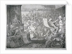 Scene inside the House of Commons, Westminster, London by James Gillray