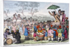 Election fair, Copenhagen Fields, London by James Gillray