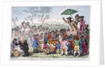 Election fair, Copenhagen Fields, London by James Gillray