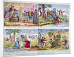 Four views taken in the parks by George Cruikshank