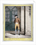 A man outside Brooks's Club, London by George Cruikshank