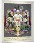 Design for a new coat of arms... by Anonymous