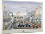 Royal reception on London Bridge by Anonymous