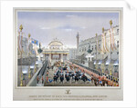 Royal reception on London Bridge by Anonymous