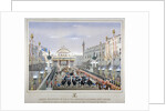 Royal reception on London Bridge by Anonymous