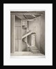 Interior view of the staircase in Surrey Theatre on Blackfriars Road, Southwark, London by Clarkson Stanfield