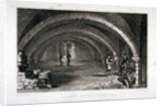 Interior view of the crypt, St Saviour's Church, Southwark, London by J Shury