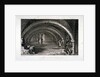 Interior view of the crypt, St Saviour's Church, Southwark, London by J Shury