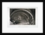 Interior view of the crypt, St Saviour's Church, Southwark, London by J Shury