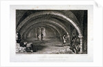 Interior view of the crypt, St Saviour's Church, Southwark, London by J Shury