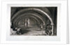 Interior view of the crypt, St Saviour's Church, Southwark, London by J Shury