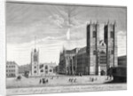 East view of Westminster Abbey and St Margaret's Church, London by Benjamin Cole