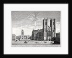 East view of Westminster Abbey and St Margaret's Church, London by Benjamin Cole