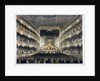 Interior view of Covent Garden Theatre, Bow Street, Westminster, London by J Bluck