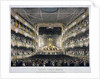 Interior view of Covent Garden Theatre, Bow Street, Westminster, London by J Bluck