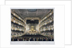 Interior view of Covent Garden Theatre, Bow Street, Westminster, London by J Bluck