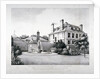 North-east view of Tooting School, with a garden in the foreground, Wandsworth, London by HP Ashby