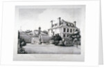 North-east view of Tooting School, with a garden in the foreground, Wandsworth, London by HP Ashby
