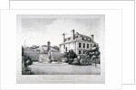 North-east view of Tooting School, with a garden in the foreground, Wandsworth, London by HP Ashby