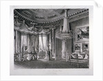 Interior view of the Rose Satin Drawing Room in Carlton House, Westminster, London by RG Reeve