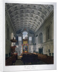 Interior view of the Chapel Royal in St James's Palace, Westminster, London by Daniel Havell