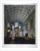 Interior view of the Chapel Royal in St James's Palace, Westminster, London by Daniel Havell