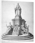 Statue of Queen Anne erected as a celebration of the completion of St Paul's Cathedral by Anonymous