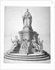 Statue of Queen Anne erected as a celebration of the completion of St Paul's Cathedral by Anonymous