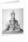 Statue of Queen Anne erected as a celebration of the completion of St Paul's Cathedral by Anonymous