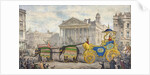 Edwin Hughes passing the Royal Exchange, City of London by Anonymous
