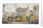 Edwin Hughes passing the Royal Exchange, City of London by Anonymous
