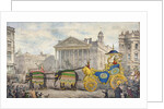 Edwin Hughes passing the Royal Exchange, City of London by Anonymous