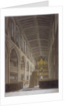 Interior of St Margaret's Church, Westminster, London by George Hawkins