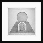 Sir Isaac Newton's house and observatory, 35 St Martin's Street, Westminster, London by George Scharf