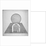 Sir Isaac Newton's house and observatory, 35 St Martin's Street, Westminster, London by George Scharf