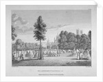 Army encampment in St James's Park, Westminster, London by James Fittler