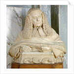 Portrait bust of Lord Brampton, British judge by Joseph William Swynnerton