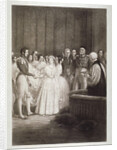 Marriage of Queen Victoria and Prince Albert, St James's Palace, Westminster, London by George Hayter