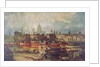 The Lord Mayor's procession by water to Westminster, London by Anonymous