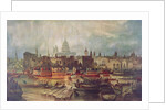 The Lord Mayor's procession by water to Westminster, London by Anonymous
