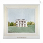 View of DH Rucker's residence at West Hill in Wandsworth, London by Anonymous